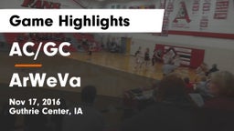 AC/GC  vs ArWeVa Game Highlights - Nov 17, 2016