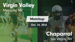 Matchup: ****** Valley High vs. Chaparral  2016