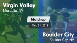 Matchup: ****** Valley High vs. Boulder City  2016
