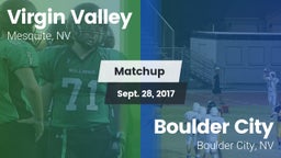 Matchup: ****** Valley High vs. Boulder City  2017