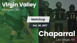 Matchup: ****** Valley High vs. Chaparral  2017