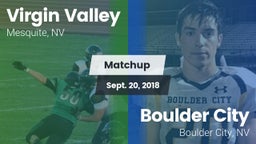 Matchup: ****** Valley High vs. Boulder City  2018