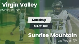Matchup: ****** Valley High vs. Sunrise Mountain  2018