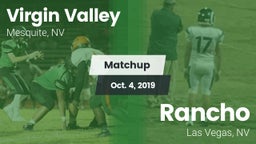 Matchup: ****** Valley High vs. Rancho  2019