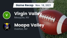 Recap: ****** Valley  vs. Moapa Valley  2021