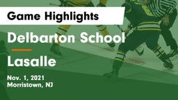 Delbarton School vs Lasalle Game Highlights - Nov. 1, 2021