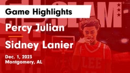 Percy Julian  vs Sidney Lanier  Game Highlights - Dec. 1, 2023