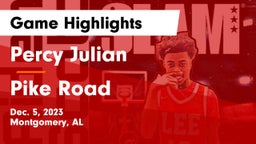 Percy Julian  vs Pike Road  Game Highlights - Dec. 5, 2023