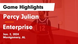 Percy Julian  vs Enterprise  Game Highlights - Jan. 2, 2024
