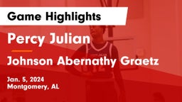 Percy Julian  vs Johnson Abernathy Graetz Game Highlights - Jan. 5, 2024
