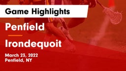 Penfield  vs  Irondequoit  Game Highlights - March 23, 2022