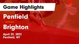 Penfield  vs Brighton  Game Highlights - April 29, 2022