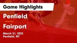 Penfield  vs Fairport  Game Highlights - March 31, 2023