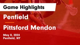 Penfield  vs Pittsford Mendon  Game Highlights - May 8, 2024