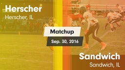 Matchup: Herscher  vs. Sandwich  2016
