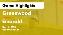 Greenwood  vs Emerald  Game Highlights - Dec. 4, 2020