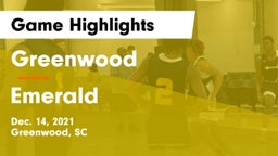 Greenwood  vs Emerald  Game Highlights - Dec. 14, 2021