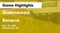 Greenwood  vs Seneca  Game Highlights - Dec. 22, 2023
