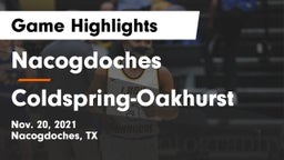 Nacogdoches  vs Coldspring-Oakhurst  Game Highlights - Nov. 20, 2021