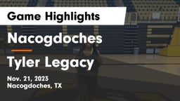 Nacogdoches  vs Tyler Legacy  Game Highlights - Nov. 21, 2023