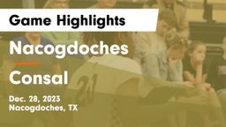 Nacogdoches  vs Consal Game Highlights - Dec. 28, 2023