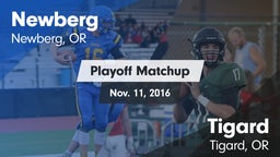 Matchup: Newberg  vs. Tigard  2016