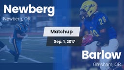 Matchup: Newberg  vs. Barlow  2017