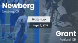 Matchup: Newberg  vs. Grant  2018