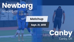 Matchup: Newberg  vs. Canby  2018