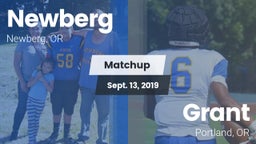 Matchup: Newberg  vs. Grant  2019