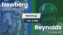 Matchup: Newberg  vs. Reynolds  2019