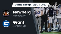 Recap: Newberg  vs. Grant  2022
