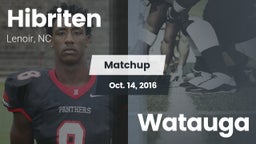Matchup: Hibriten  vs. Watauga 2016