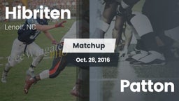 Matchup: Hibriten  vs. Patton 2016