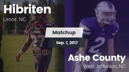 Matchup: Hibriten  vs. Ashe County  2017