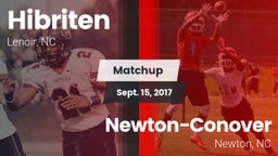 Matchup: Hibriten  vs. Newton-Conover  2017