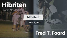 Matchup: Hibriten  vs. Fred T. Foard 2017