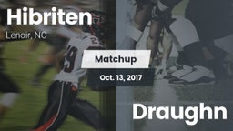 Matchup: Hibriten  vs. Draughn 2017