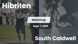 Matchup: Hibriten  vs. South Caldwell 2018