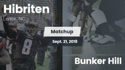 Matchup: Hibriten  vs. Bunker Hill 2018