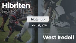 Matchup: Hibriten  vs. West Iredell 2018