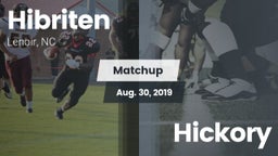 Matchup: Hibriten  vs. Hickory 2019