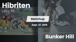 Matchup: Hibriten  vs. Bunker Hill 2019