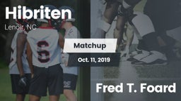 Matchup: Hibriten  vs. Fred T. Foard 2019