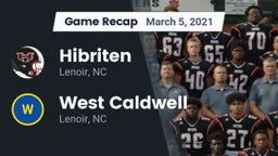 Recap: Hibriten  vs. West Caldwell  2021