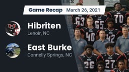 Recap: Hibriten  vs. East Burke  2021
