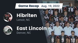 Recap: Hibriten  vs. East Lincoln  2022