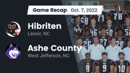Recap: Hibriten  vs. Ashe County  2022