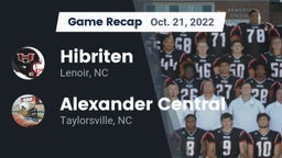 Recap: Hibriten  vs. Alexander Central  2022