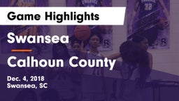 Swansea  vs Calhoun County  Game Highlights - Dec. 4, 2018